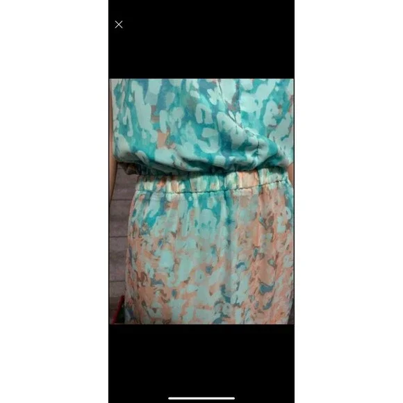 Vince camito long dress size 6 blue - Picture 4 of 9